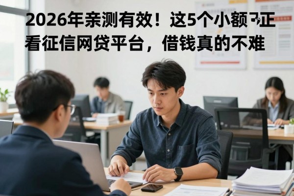 2026年亲测有效!这5个小额不看征信网贷平台,借钱真的不难