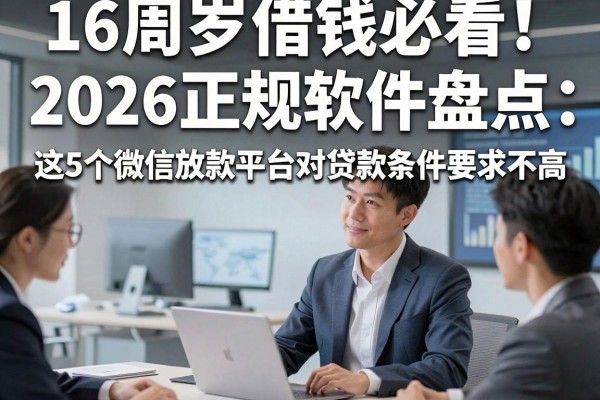 16周岁借钱必看!2026正规软件盘点:这5个微信放款平台对贷款条件要求不高