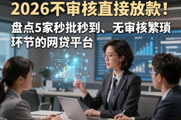 2026不审核直接放款!盘点5家秒批秒到、无审核繁琐环节的网贷平台