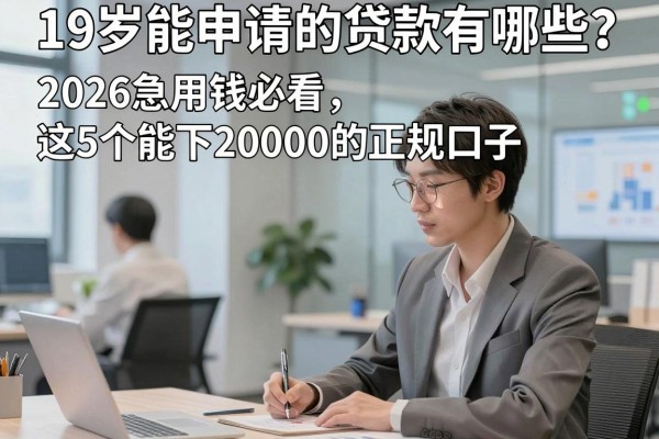 19岁能申请的贷款有哪些?2026急用钱必看这5个能下20000的正规口子
