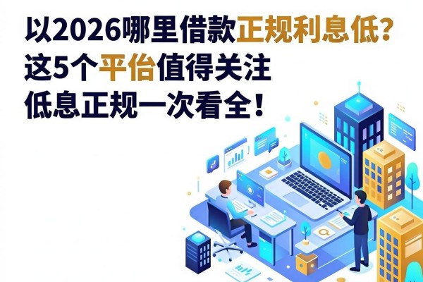 2026哪里借款正规利息低?这5个平台值得关注,低息正规一次看全!