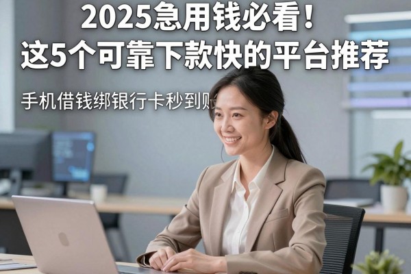 2025急用钱必看!这5个可靠下款快的平台推荐,手机借钱绑银行卡秒到账