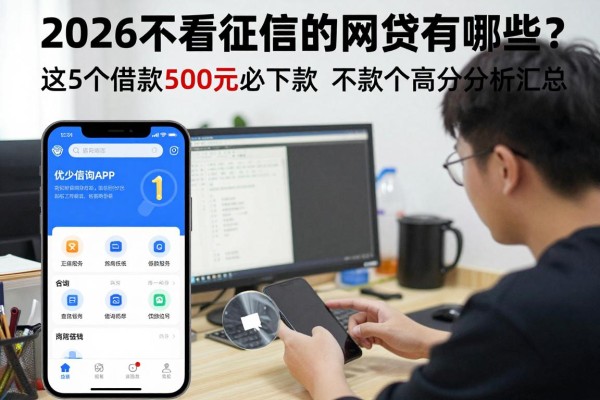 2026不看征信的网贷有哪些?这5个借款500元必下款APP,征信要求不高逐个专业分析汇总!