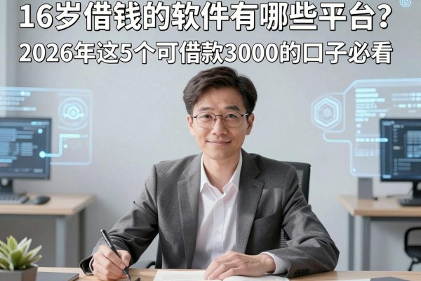 16岁借钱的软件有哪些平台?2026年这5个可借款3000的口子必看