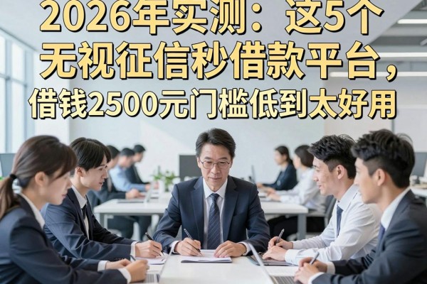 2026年实测:这5个无视征信秒借款平台,借钱2500元门槛低到太好用!