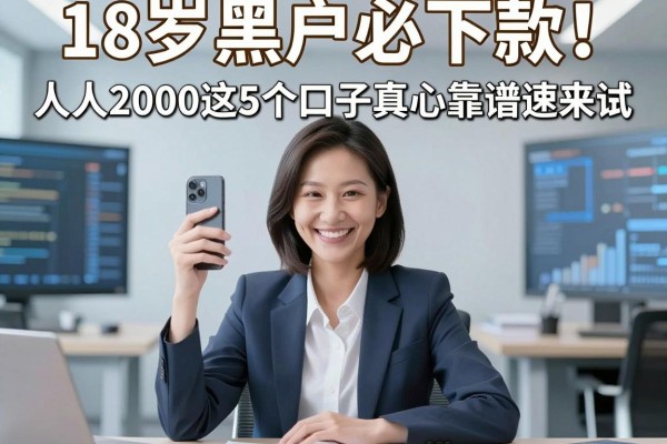 18岁黑户必下款！人人2000这5个口子真心靠谱速来试
