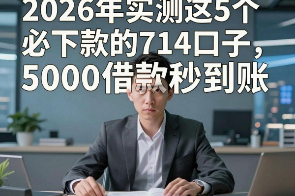 2026年实测这5个必下款的714口子,5000借款秒到账!