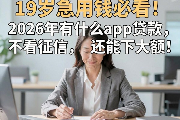 19岁急用钱必看!2026年有什么app贷款不看征信还能下大额