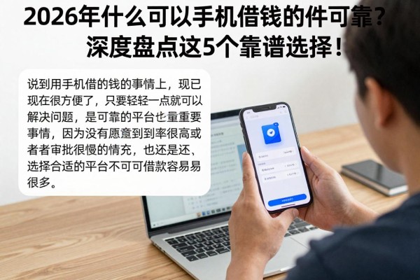 2026年什么可以手机借钱的软件可靠?深度盘点这5个靠谱选择!