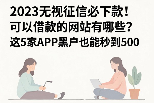 2023无视征信必下款！可以借款的网站有哪些？这5家APP黑户也能秒到500