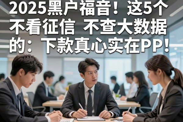 2025黑户福音!这5个不看征信不查大数据的网贷APP,下款真心实在