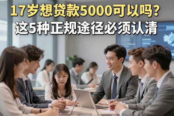 17岁想贷款5000可以吗?这5种正规途径必须认清!
