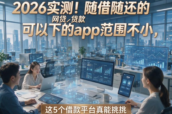 2026实测！随借随还的网贷可以下的app范围不小，这5个借款平台真能挑