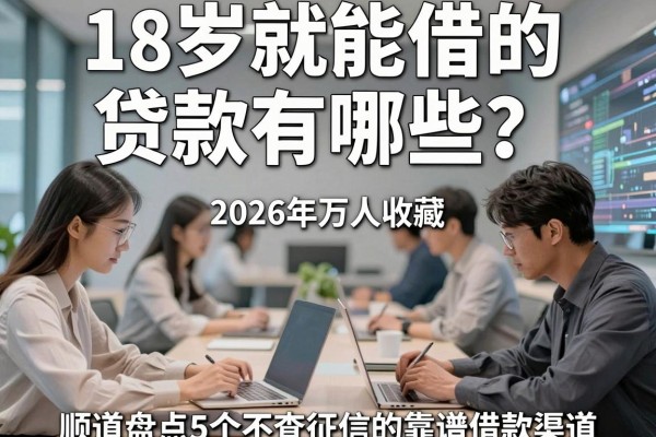 18岁就能借的贷款有哪些?2026年万人收藏,顺道盘点5个不查征信的靠谱借款渠道