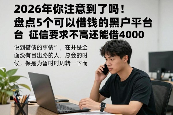 2026年你注意到了吗！盘点5个可以借钱的黑户平台，征信要求不高还能借4000
