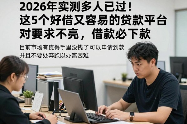 2026年实测多人已过!这5个好借又容易的贷款平台,对要求不高,借款必下款