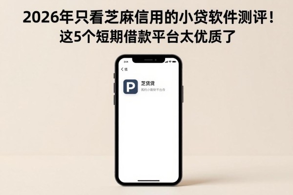 2026年只看芝麻信用的小贷软件测评！这5个短期借款平台太优质了