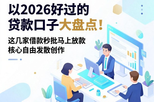 2026好过的贷款口子大盘点!这几家借款秒批马上放款