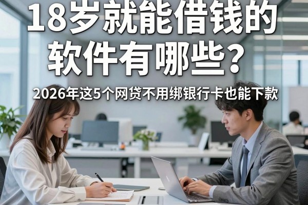 18岁就能借钱的软件有哪些？2026年这5个网贷不用绑银行卡也能下款