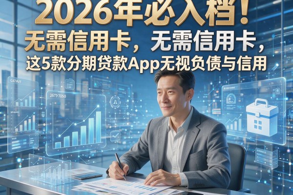 2026年必入档！无需信用卡，这5款分期贷款App无视负债与信用