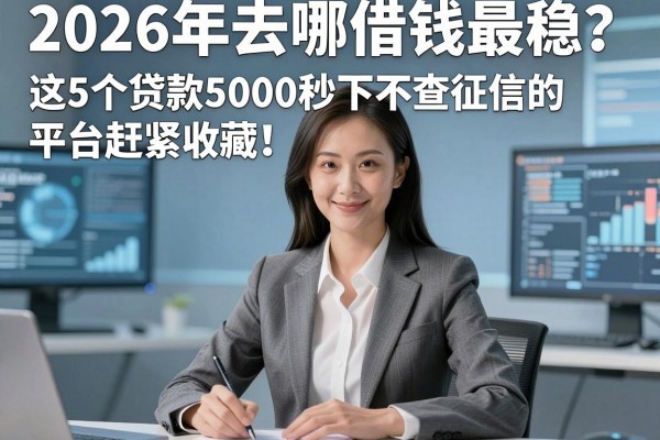 2026年去哪借钱最稳?这5个贷款5000秒下不查征信的平台赶紧收藏!