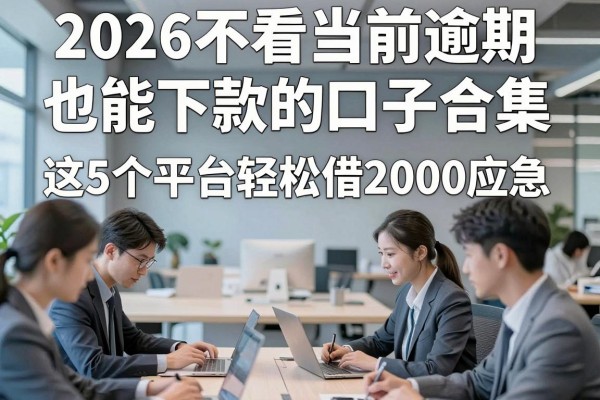 2026不看当前逾期也能下款的口子合集,这5个平台轻松借2000应急
