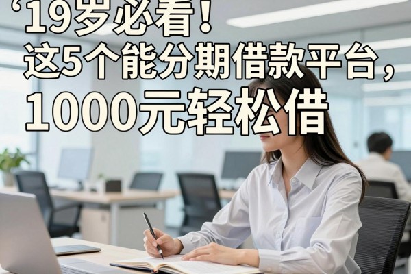 19岁必看!这5个能分期借款平台,1000元轻松借