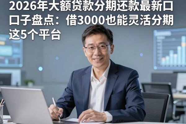 2026年大额贷款分期还款最新口子盘点：这5个平台借3000也能灵活分期