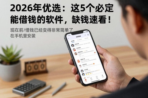 2026年优选：这5个必定能借钱的软件，缺钱速看！
