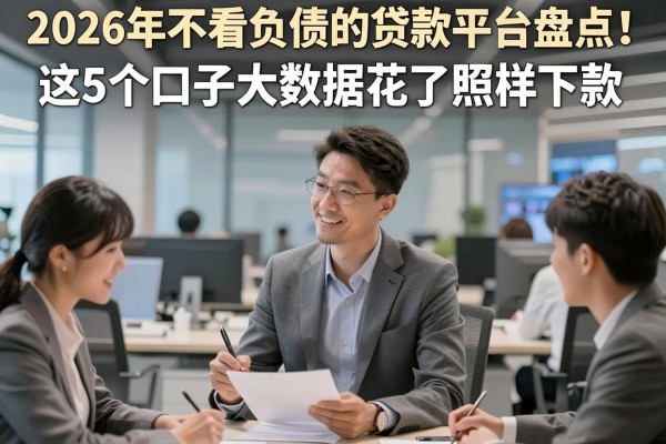 2026年不看负债的贷款平台盘点!这5个口子大数据花了照样下款