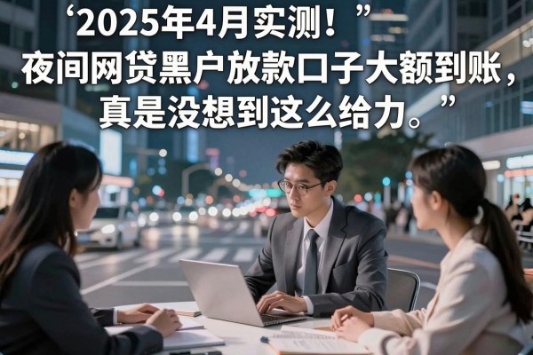 2025年4月实测！夜间网贷黑户放款口子大额到账，真是没想到这么给力！