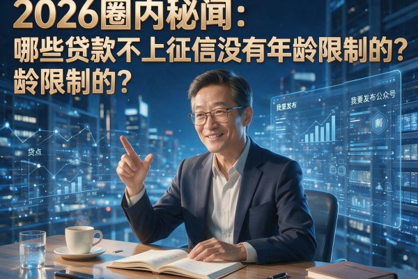 2026圈内秘闻：哪些贷款不上征信没有年龄限制的？本文为你深度拆解！