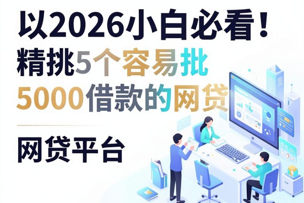 2026小白必看!精挑5个容易批5000借款的网贷平台,这些口子真的容易批准!