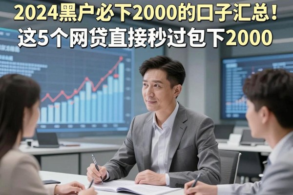 2024黑户必下2000的口子汇总!这5个网贷直接秒过包下2000
