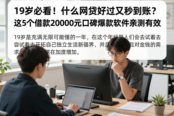 19岁必看!什么网贷好过又秒到账?这5个借款20000元口碑爆款软件亲测有效