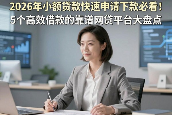 2026年小额贷款快速申请下款必看!5个高效借款的靠谱网贷平台大盘点