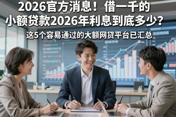 2026官方消息！借一千的小额贷款2026年利息到底多少？这5个容易通过的大额网贷平台已汇总