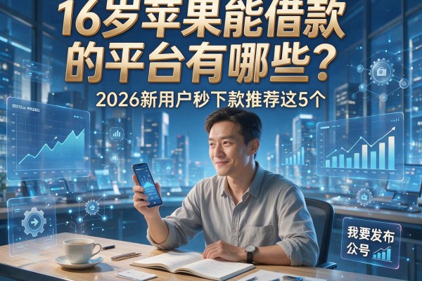16岁苹果能借款的平台有哪些？2026新用户秒下款推荐这5个！