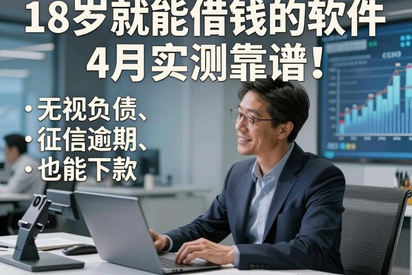 18岁就能借钱的软件4月实测靠谱!无视负债、征信逾期也能下款