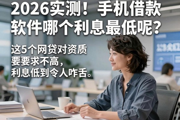 2026实测！手机借款软件哪个利息最低呢？这5个网贷对资质要求不高，利息低到令人咋舌