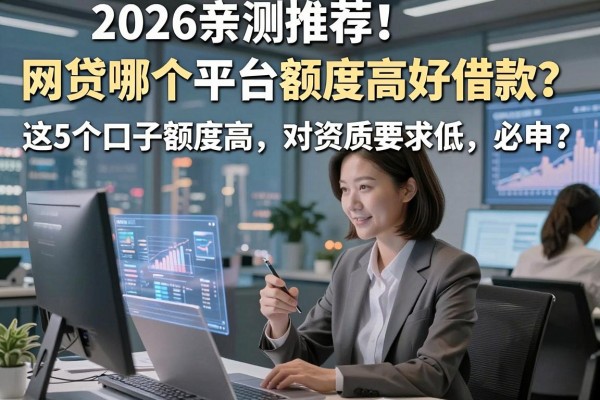 2026亲测推荐！网贷哪个平台额度高好借款？这5个口子额度高、对资质要求低，必申！