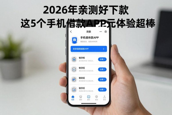 2026年亲测好下款!这5个手机借款APP软件,贷款5000元体验超棒
