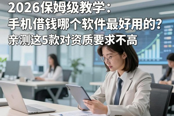 2026保姆级教学:手机借钱哪个软件最好用的?亲测这5款对资质要求不高!
