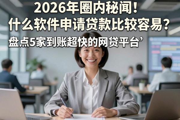2026年圈内秘闻!什么软件申请贷款比较容易?盘点5家到账超快的网贷平台