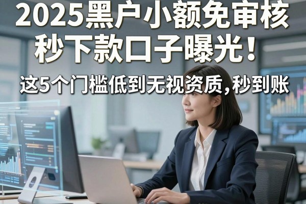 2025黑户小额免审核秒下款口子曝光!这5个门槛低到无视资质,秒到账!
