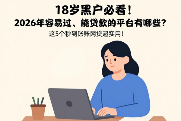 18岁黑户必看！2026年容易过、能贷款的平台有哪些？这5个秒到账网贷超实用