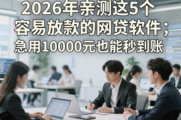 2026年亲测这5个容易放款的网贷软件，急用10000元也能秒到账！