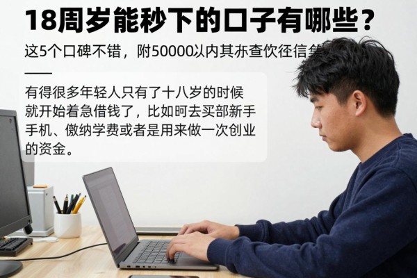 18周岁能秒下的口子有哪些？这5个口碑不错，附50000以内借款秒批不查征信合集