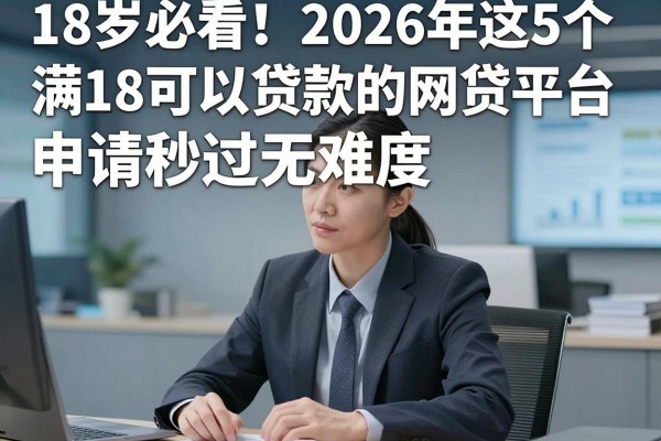 18岁必看!2026年这5个满18可以贷款的网贷平台,申请秒过无难度