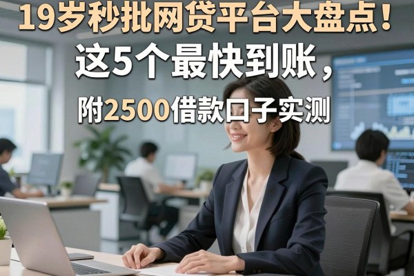 19岁秒批网贷平台大盘点!这5个最快到账,附2500借款口子实测